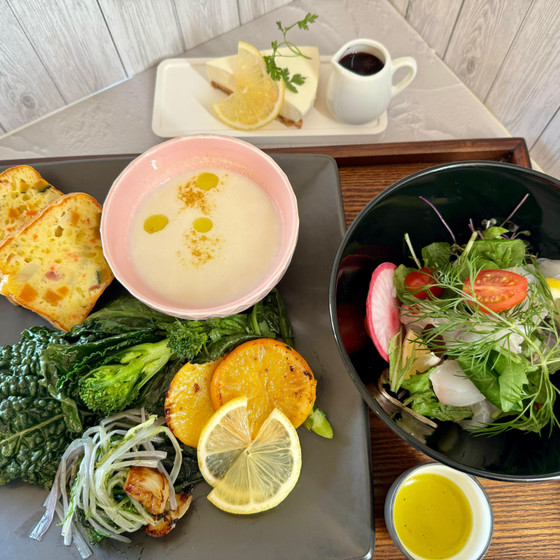 野菜をたくさん食べよう‼地中海食のヘルシーランチ♪