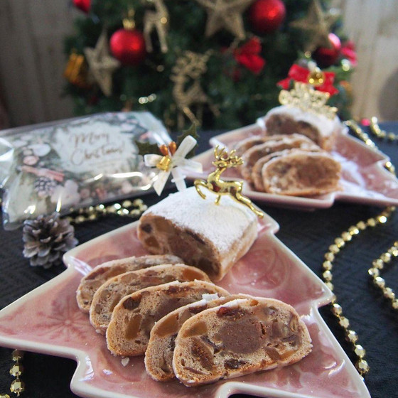 【クリスマス】特製オリジナルシュトーレン（柚子、抹茶、コーヒー）3種