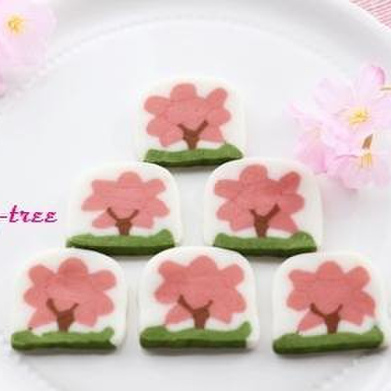 桜ピンクのデコもちレッスン