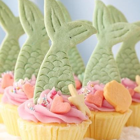 【リクエスト】マーメイド・カップケーキ