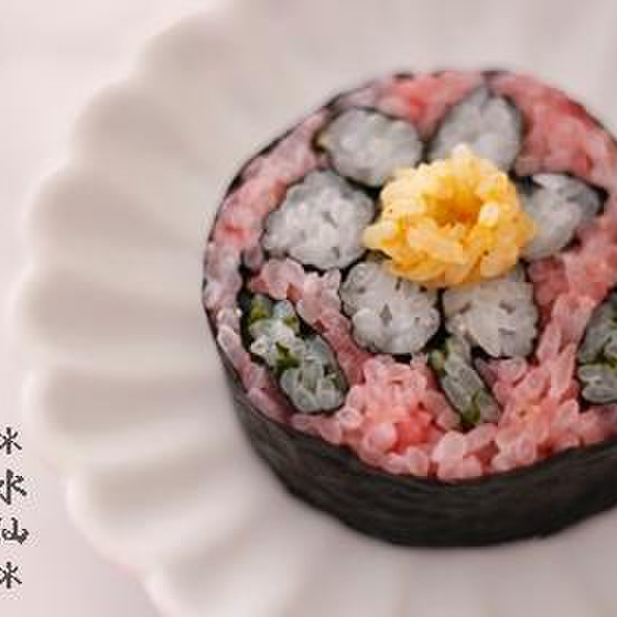 【オンライン】春のお花：水仙のデコ巻き