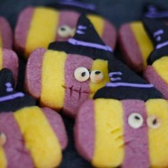 ハロウインくむクッキーお化けカボチャの魔女