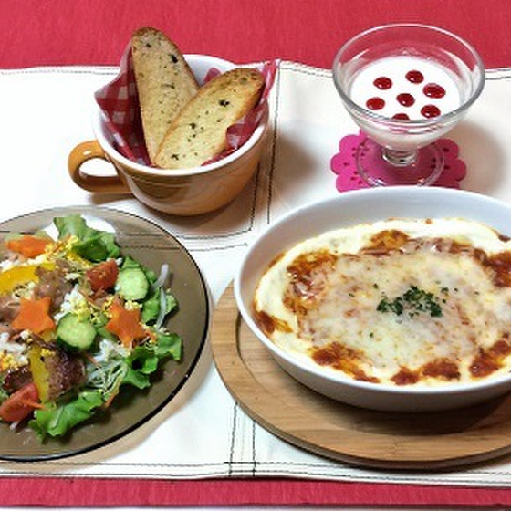 あつ熱のラザニア！生地もソースも手作りで！