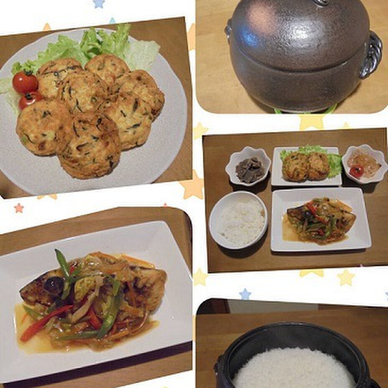 手作りがんもと土鍋でごはん！和食もいいね！