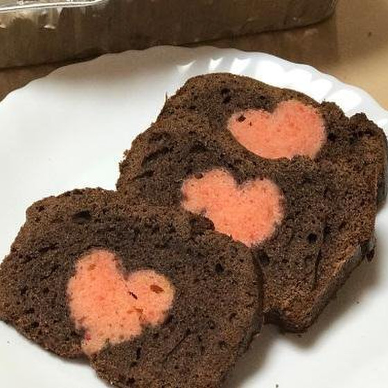 ハートの出てくるパウンドケーキ★2/10は瀬戸教室で開催