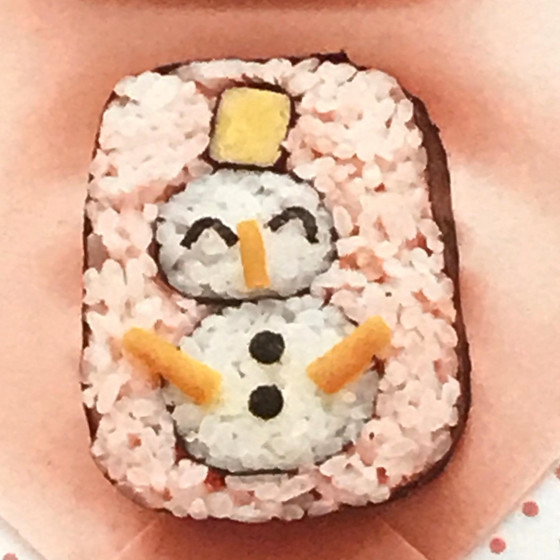 飾り巻き寿司スノーマン（雪だるま）＜長久手教室開催＞