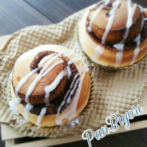 レモンアイシングがけシナモンロール