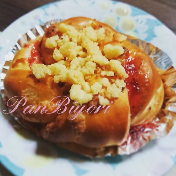 苺のチーズクランブル(３月の月替わりメニューです)