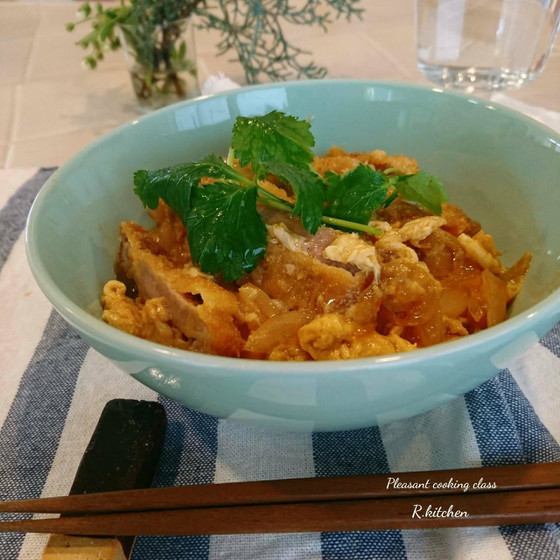 かつ丼(親子丼)レッスン＆プチトマトのハチミツ漬け持ち帰り
