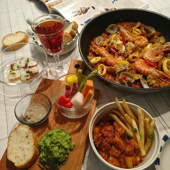 北九州の魚介の旨みたっぷりスパニッシュなXmasレッスン