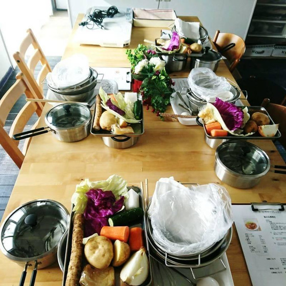 ビギナーズ(お料理全く初めてさんが一人で全品作る)レッスン