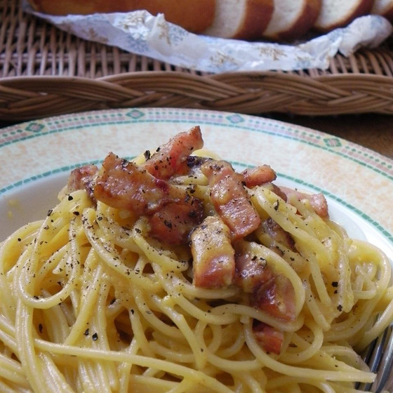 【オンラインレッスン】お手軽パスタランチ　カルボナーラ