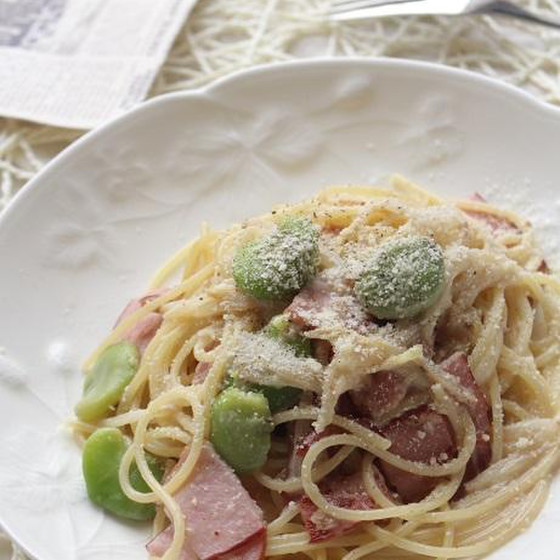 【オンラインレッスン】お手軽パスタランチ　そら豆のパスタ