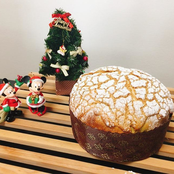 12月のメニュー　パネトーネ(クリスマス特別レッスン）