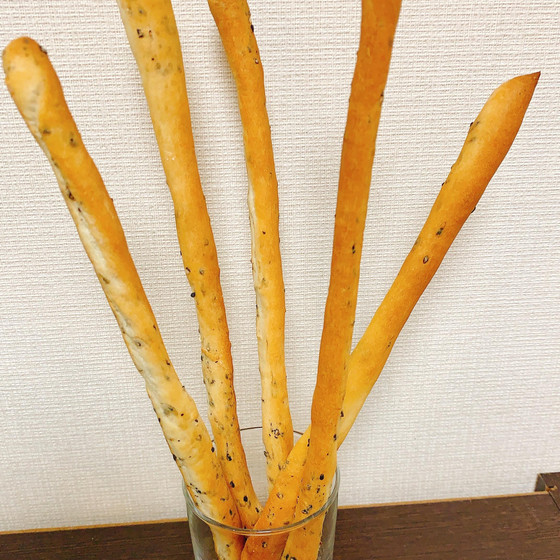 オンラインレッスン　グリッシーニ（バター不使用）