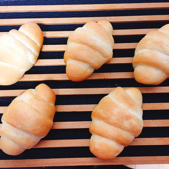 オンラインレッスン　湯種法で作る塩パン