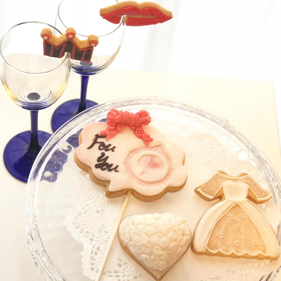 June bride ウェディングアイシングクッキーレッスン