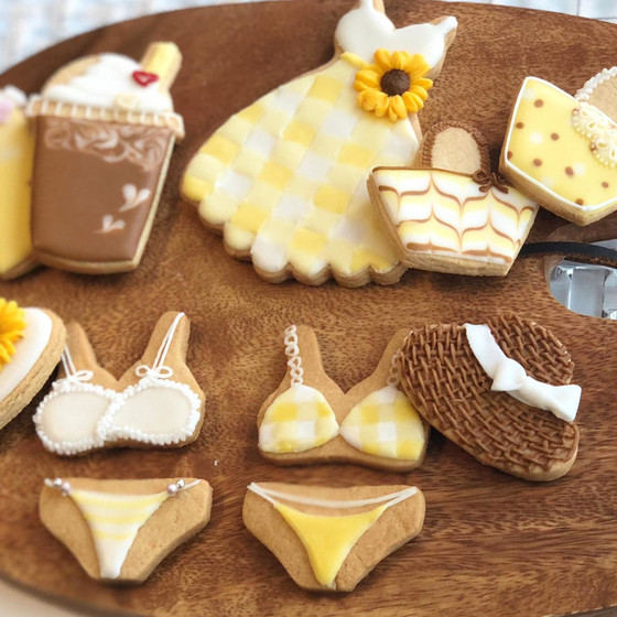 yellow summer♡アイシングクッキーレッスン