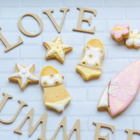 LOVE Summer & Flowerアイシングクッキー