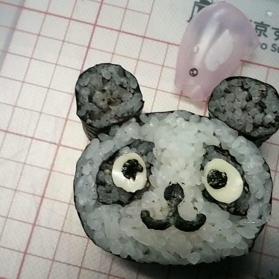 飾り巻き寿司　『パンダ』　トリトリ教室