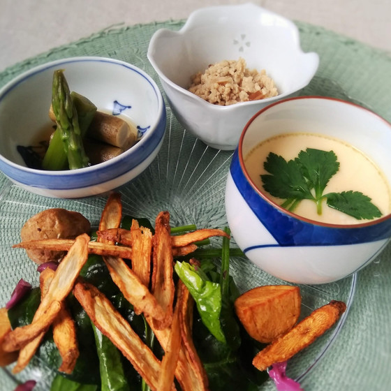 3月ご飯レッスン『春先の和と仔羊カレーの食卓』