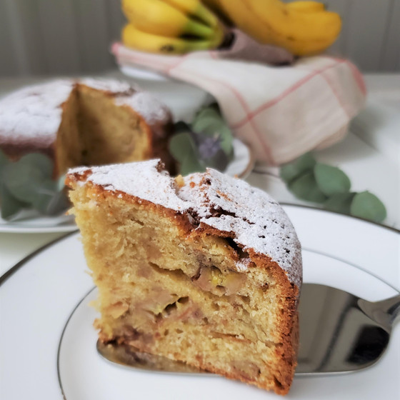 おやつデビュタン『焦しバターのバナナケーキ＆コーヒーゼリー』