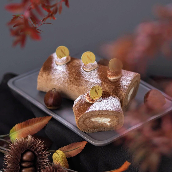 おやつデビュタン『栗のロールケーキ』