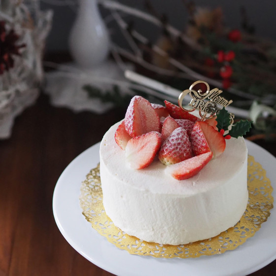 クリスマス2022～苺のデコレーションケーキ