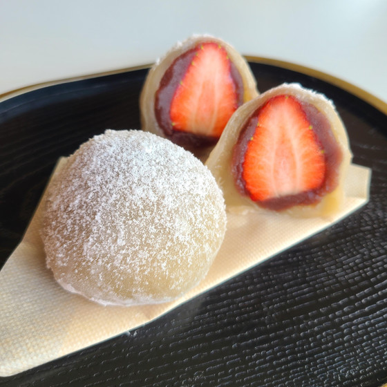 春の和菓子！いちご大福＆道明寺のさくら餅