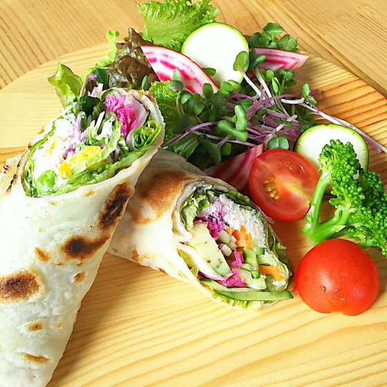 野菜たっぷり！veganトルティーヤ