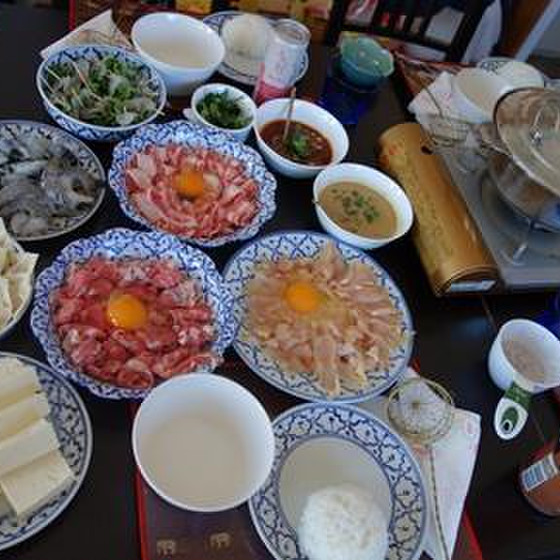 子連れでタイ料理♪冬にタイスキ！＆タピオカと小豆のデザート
