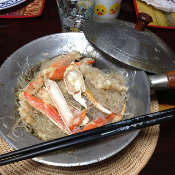 ☆☆子連れ限定武蔵小山教室☆☆蟹の春雨蒸し＆レッドカレー
