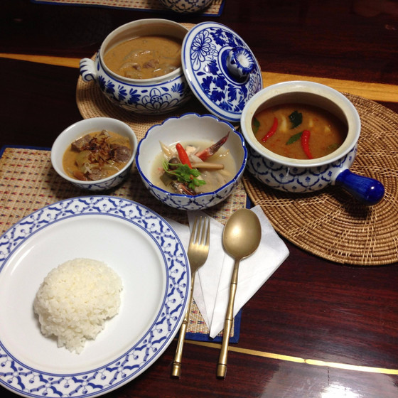 タイ料理入門レッスン！トムヤムクン＆マッサマンカレー