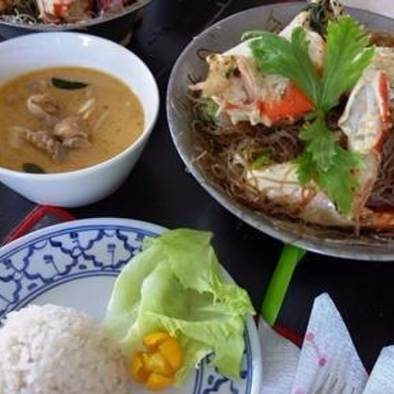 子連れでタイ料理！プーオプウンセン＆レッドカレー