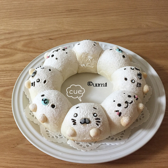 アザラシ達のちぎりパン