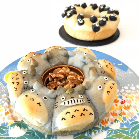 エンゼル型のちぎりパン