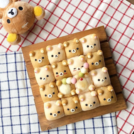 スクエア型のちぎりパン