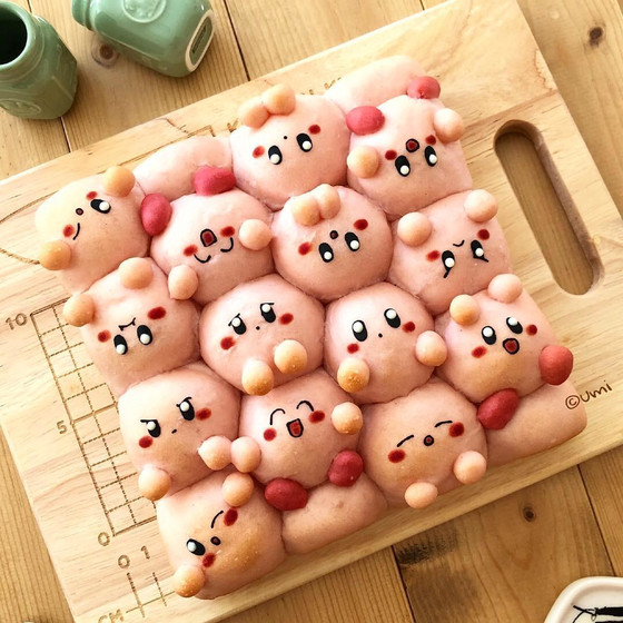 スクエア型のちぎりパン