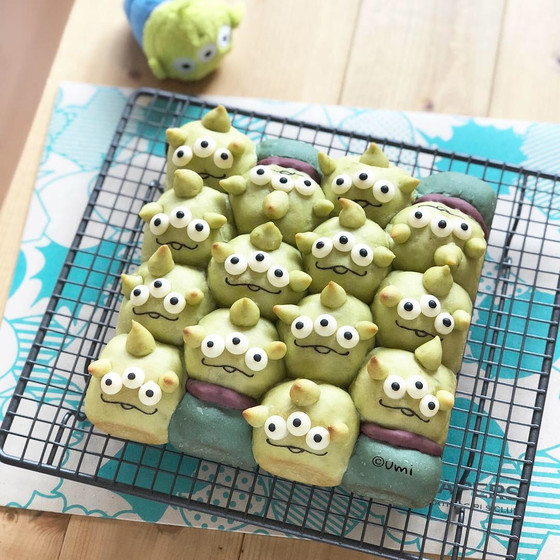 スクエア型のちぎりパン