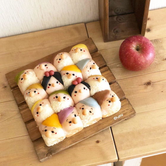 スクエア型のちぎりパン
