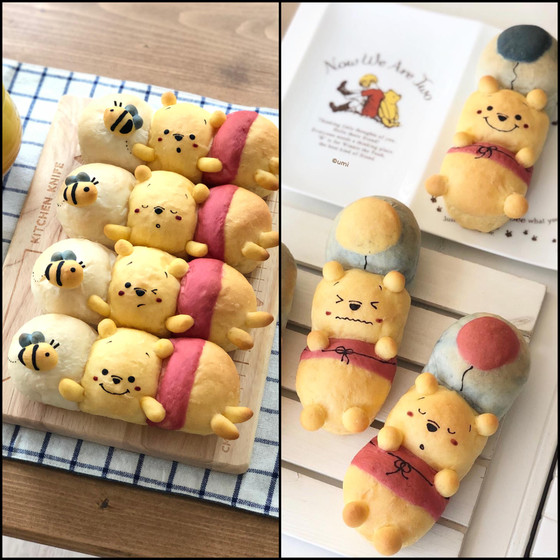 ドッグパン型ちぎりパン