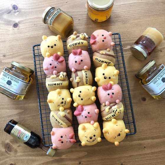 なが〜いドッグパン型ちぎりパン
