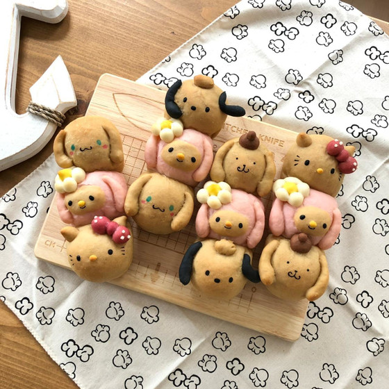 ☆サマーレッスン☆ドッグパン型ちぎりパン