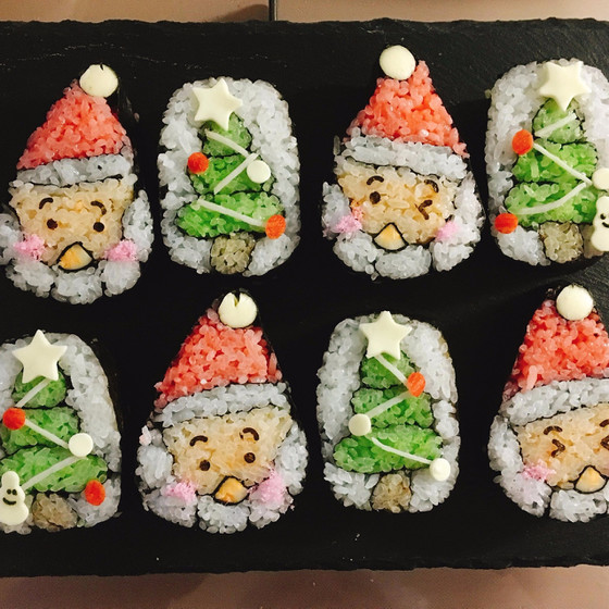 飾り巻き寿司レッスン★クリスマス