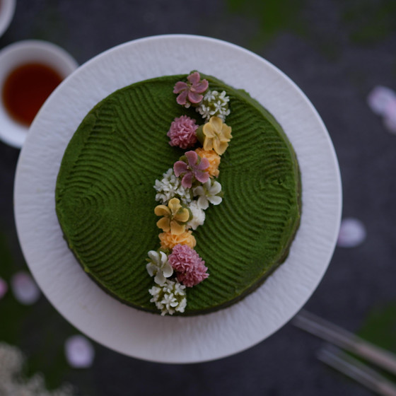 あんこのお花®　和抹茶ブラウニーケーキレッスン