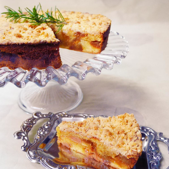 りんごのクランブルケーキレッスン