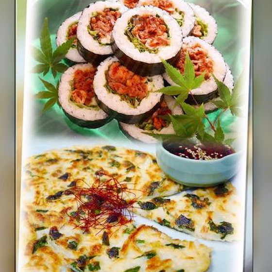 韓国家庭料理　韓国海苔巻き キムパッレッスン