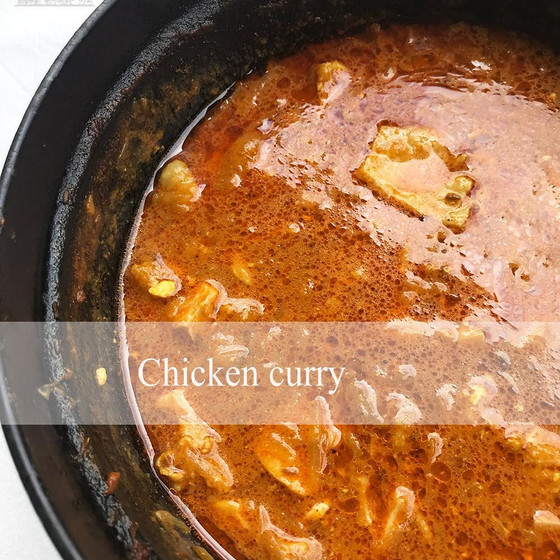 チキンカレー　～２種のスパイスだけで作る、簡単スパイスカレー～