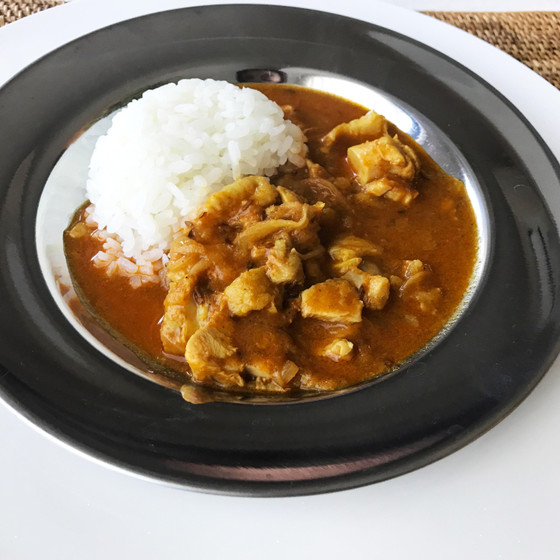 少しさらっとしたカレーです