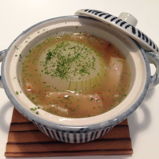 たまねぎスープも絶品です。